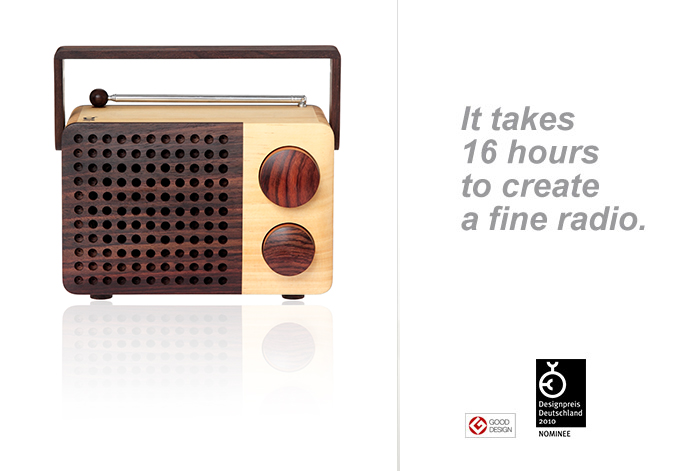 Magno Wooden Radio - Eco Design